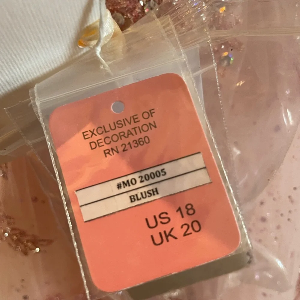 Mori Lee Quiceanera Sweet 16 Pink One Shoulder Ball Gown, sz 18 - Picture 8 of 8